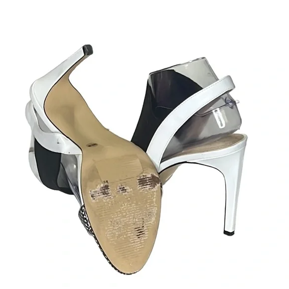 BCBGeneration Black And White Heels - Picture 5 of 6